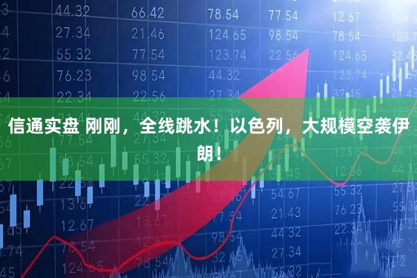 信通实盘 刚刚，全线跳水！以色列，大规模空袭伊朗！