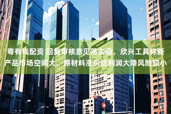 粤有钱配资 回复审核意见落实函，欣兴工具称新产品市场空间大，原材料涨价致利润大降风险较小