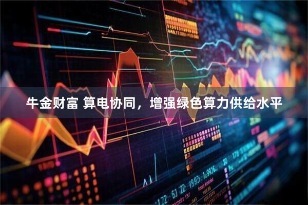 牛金财富 算电协同，增强绿色算力供给水平