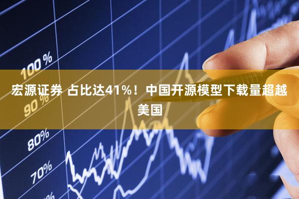 宏源证券 占比达41%！中国开源模型下载量超越美国